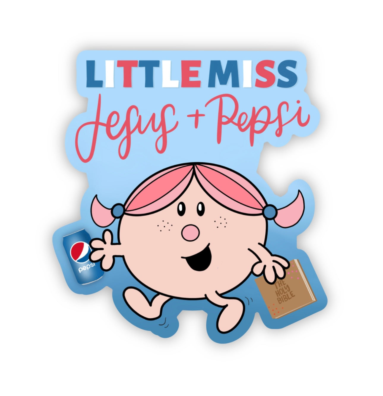 Little Miss Pepsi Sticker | 2.8”x3.0”