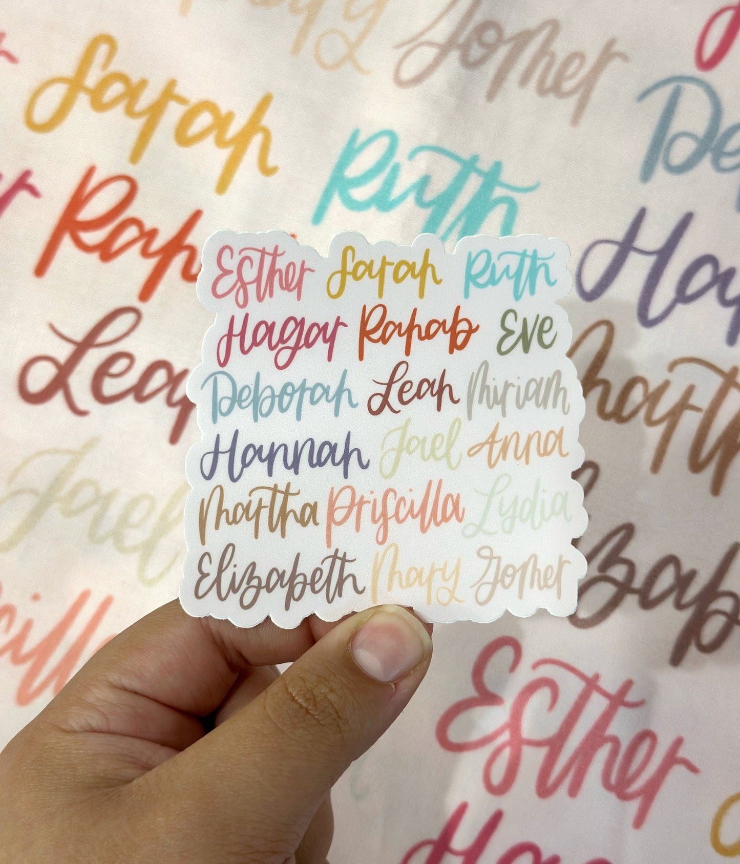 Women of The Bible Die Cut Sticker | 3"x3"