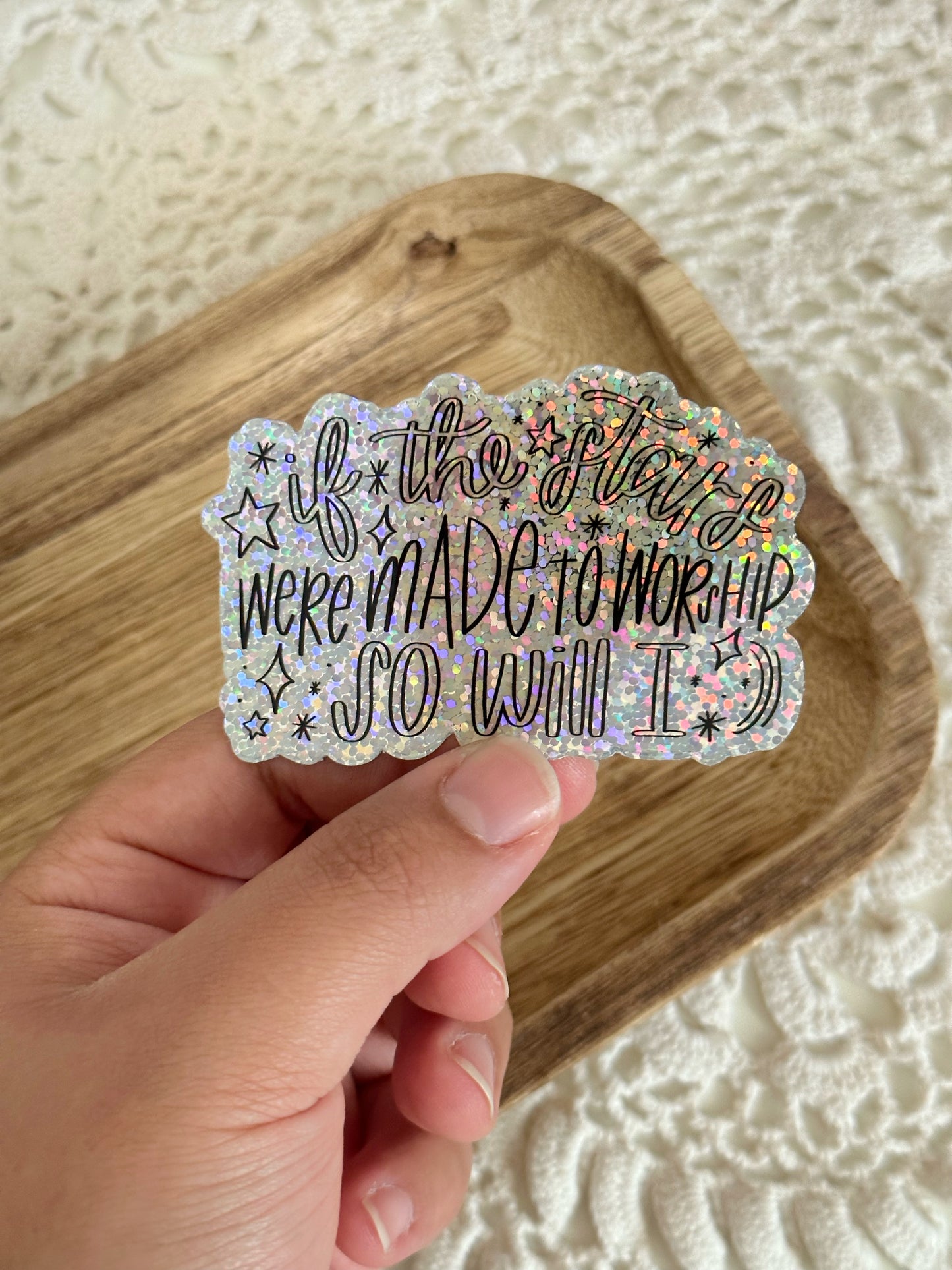 Glitter So Will I Sticker | 3"x1.95"