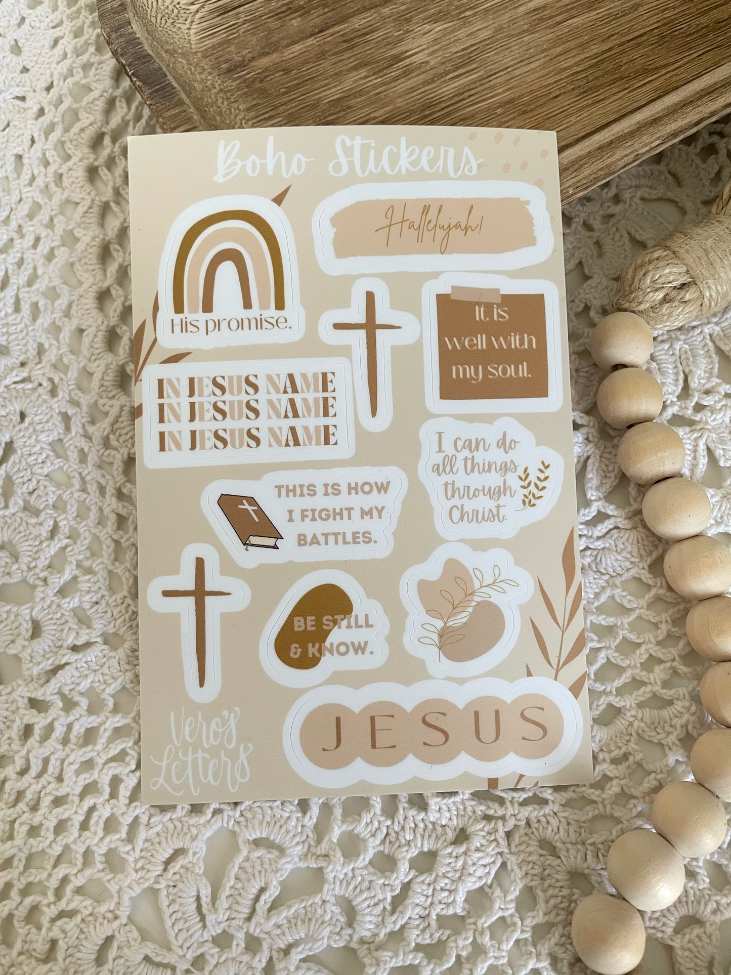 Boho Sticker Sheet | 4"x6"