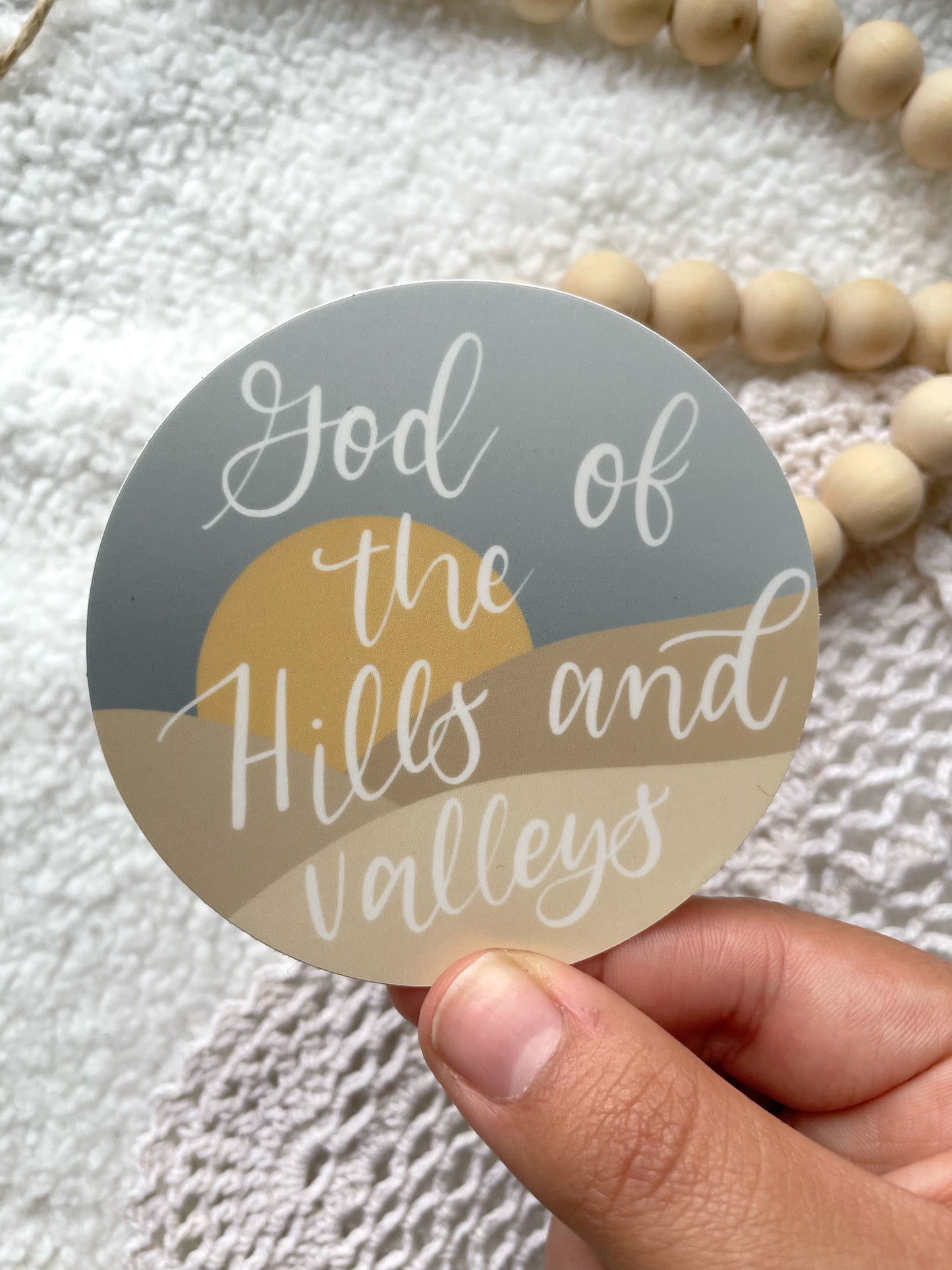 Die Cut God Of The | 3"x3"