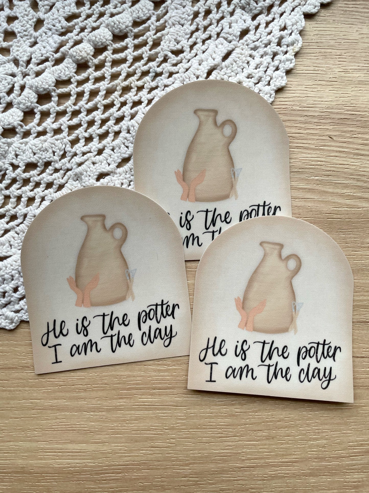 Die Cut Potter Sticker | 2.7"x3"