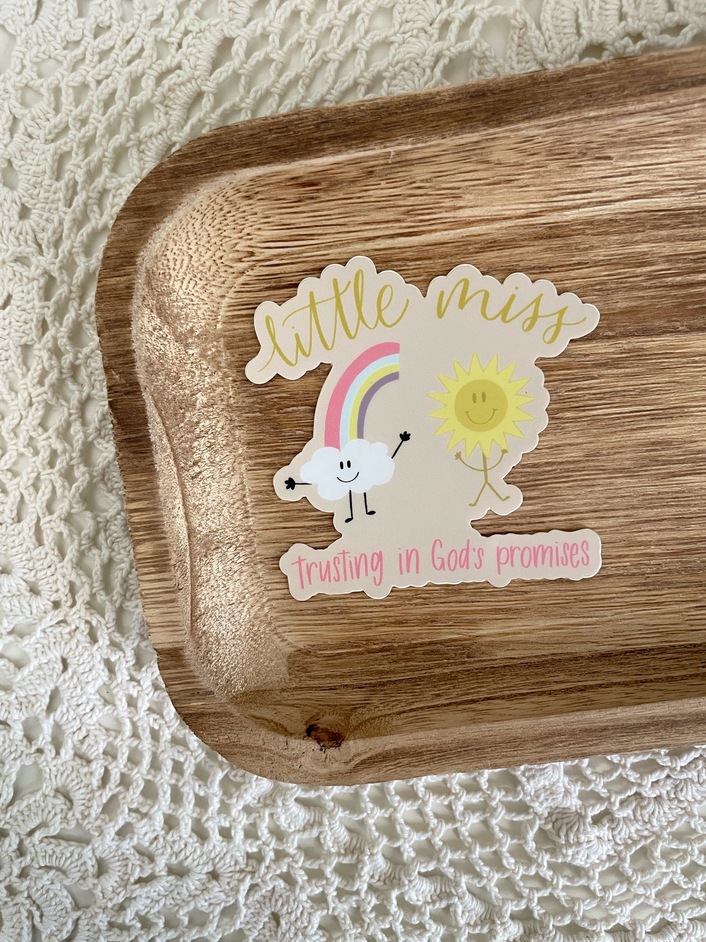Little Miss Rainbow & Sun | 3"x2.96"