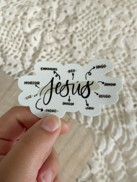 Pegatina Jesús | 3"X1.94"