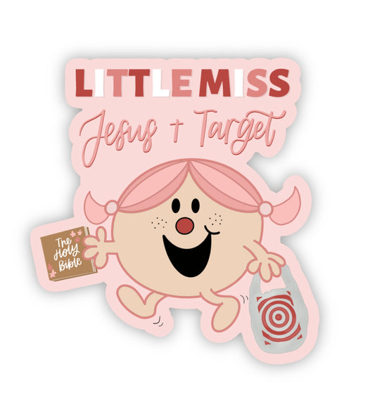 Little Miss Target Sticker | 2.8”x3.0”
