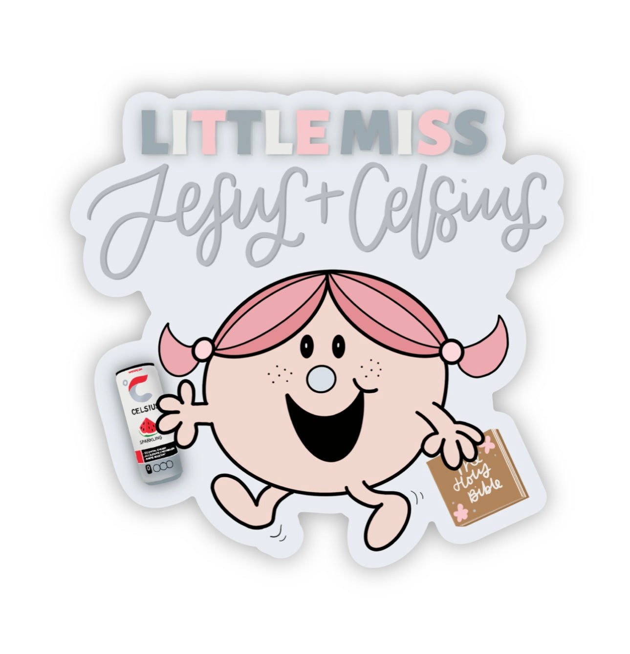 Little Miss Celsius Sticker | 3.0”x2.9”