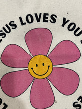 Load image into Gallery viewer, MISPRINT Jesus Loves You Tote
