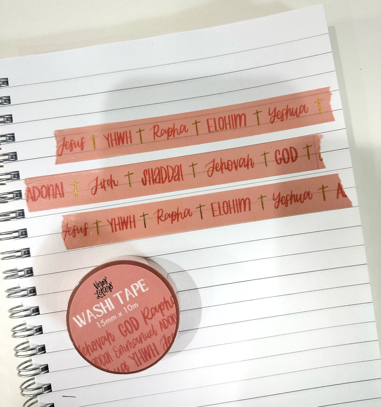 Names of Jesus Washi Tape