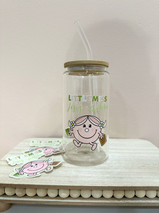 Little Miss Matcha Glass Cup