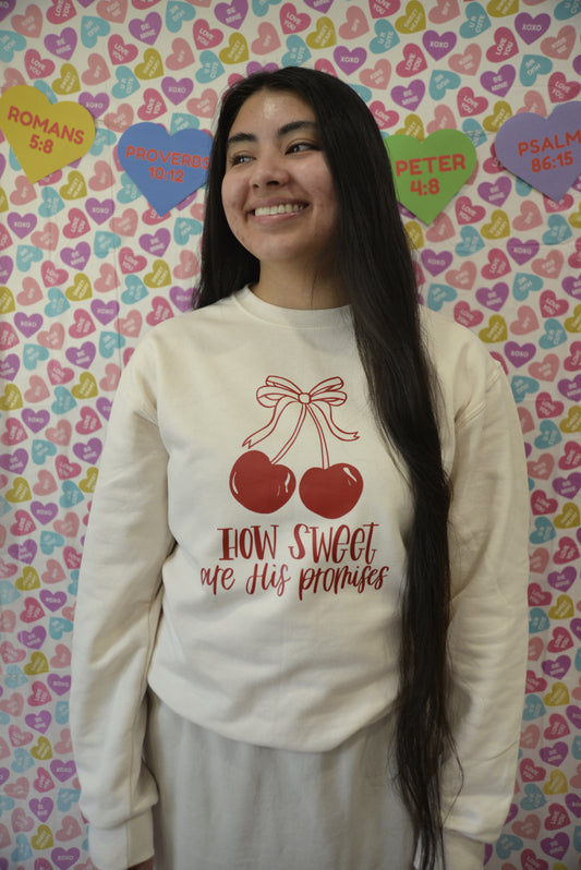 Sweet Promises Cherry Sweatshirt