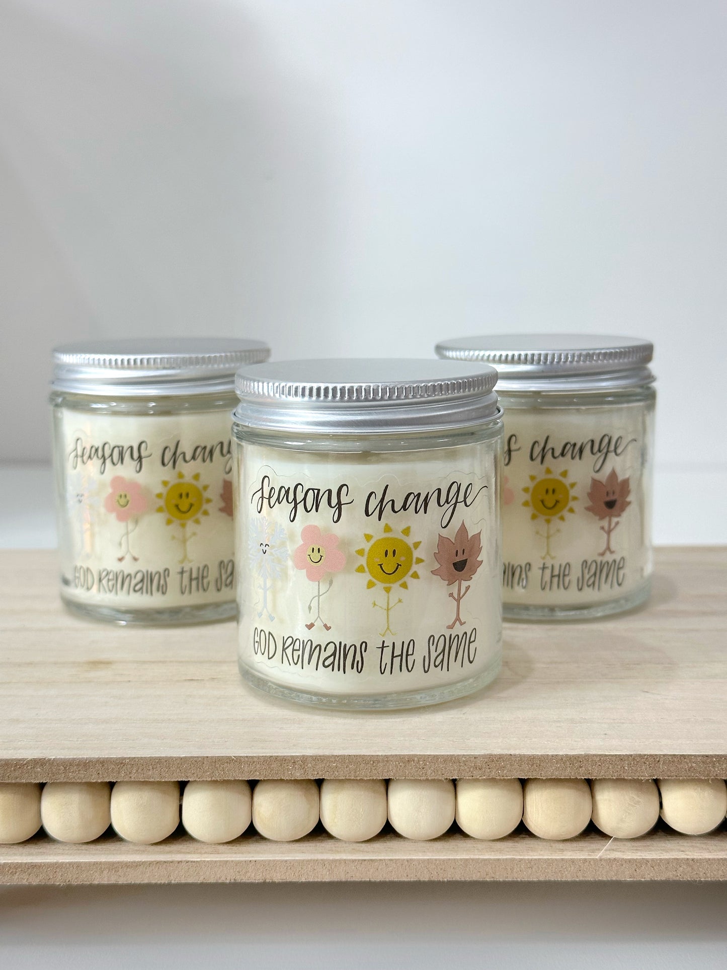 Seasons Change Candle | 3"x3"