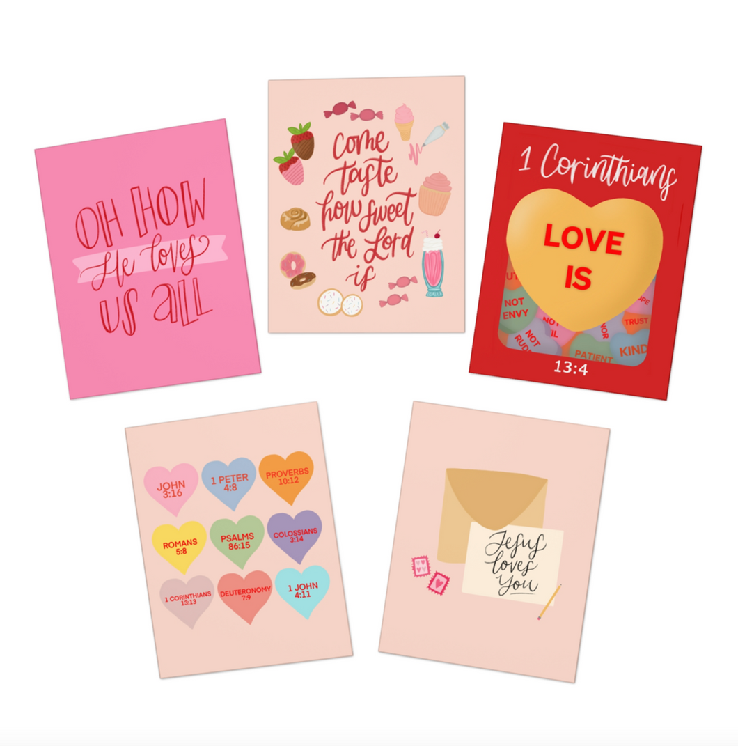 Valentines Cards | 5 PACK or SINGULAR