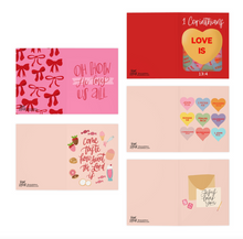 Load image into Gallery viewer, Valentines Cards | 5 PACK or SINGULAR
