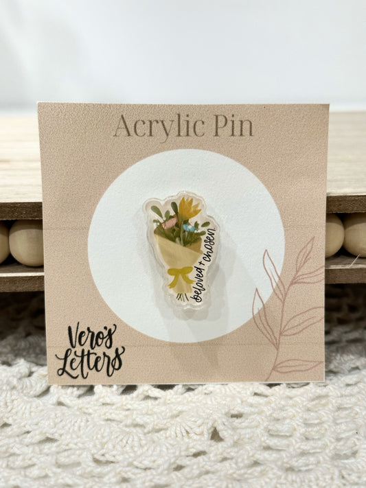 Floral Bouquet Pin