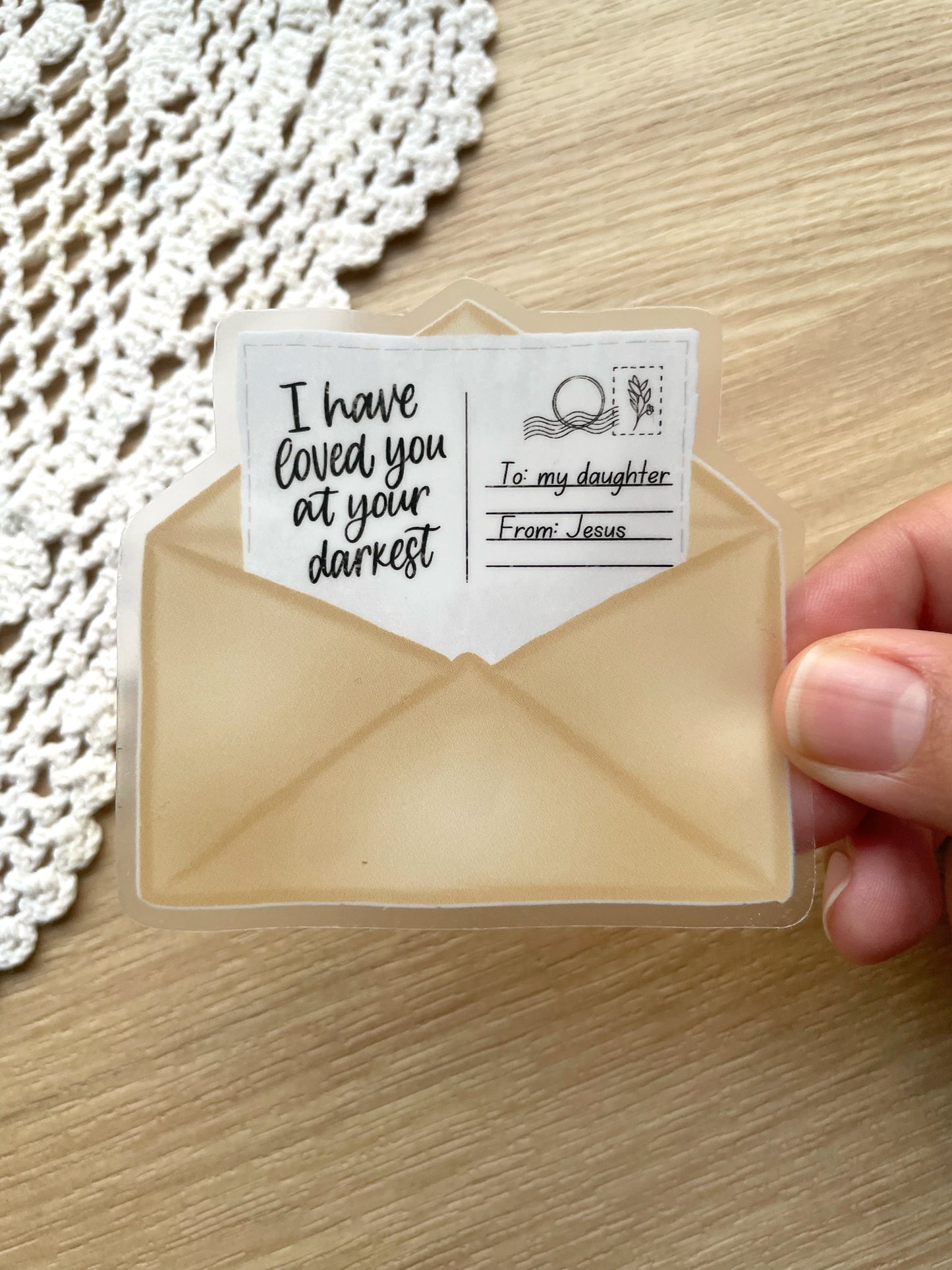 Clear Envelope Sticker | 3"x2.8"