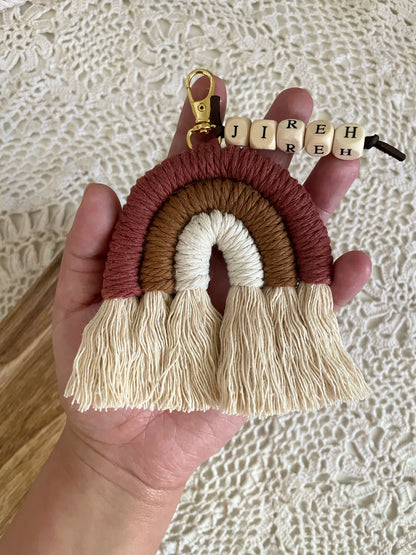 Jireh Macrame Keychain