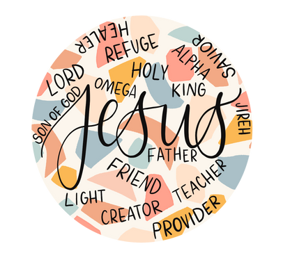 Jesus Bumper Sticker | 4.25"x4.25"