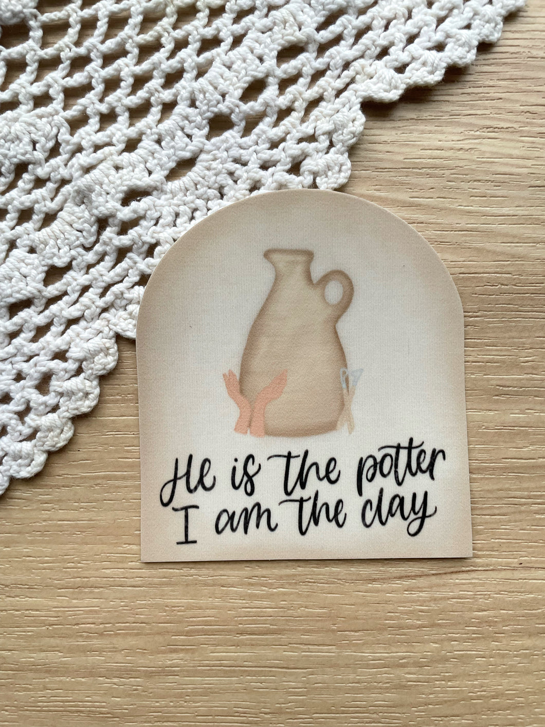 Die Cut Potter Sticker | 2.7